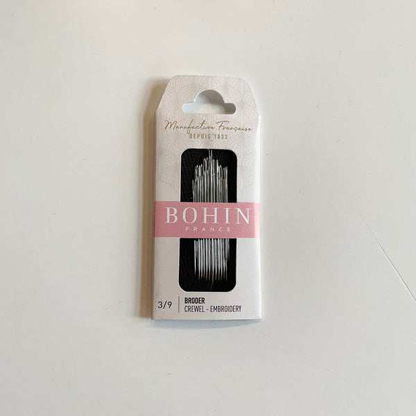 Bohin Crewel / Embroidery Needles - Size 3/9