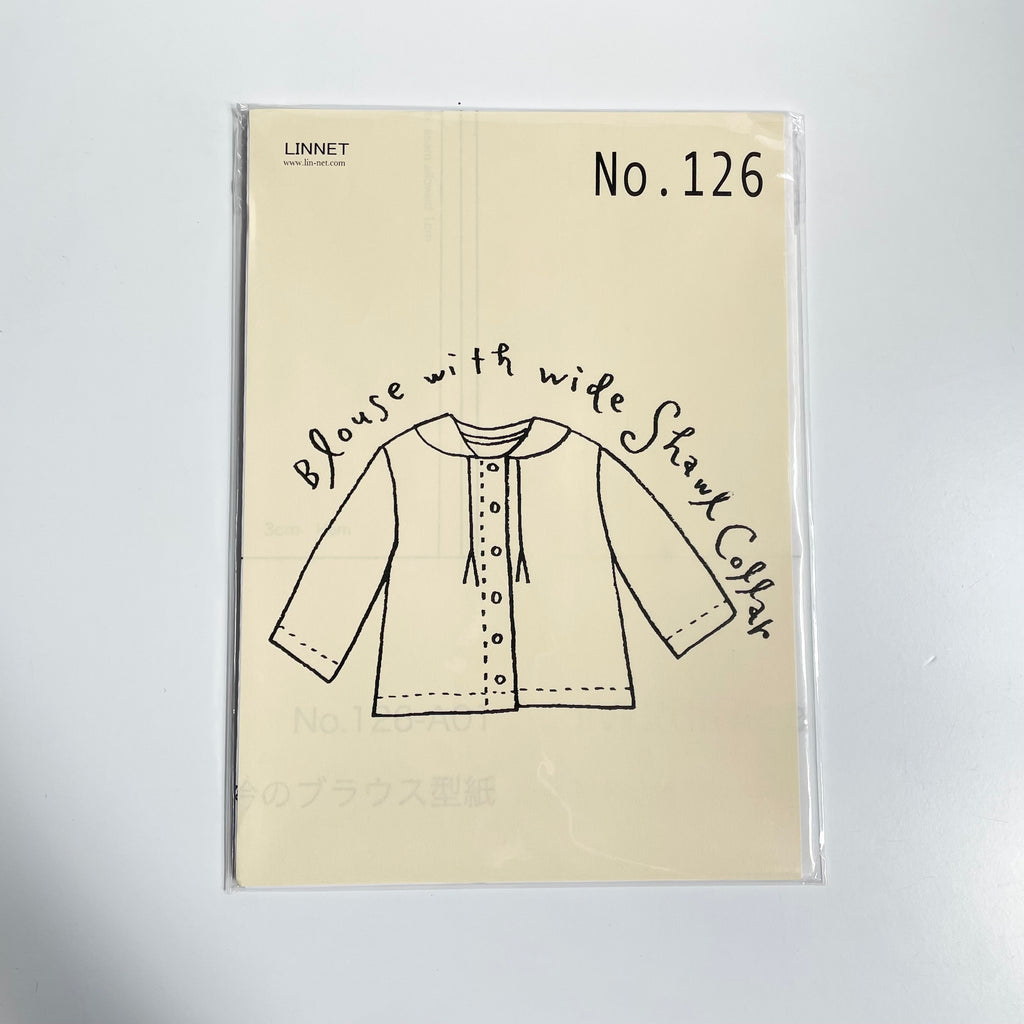 Linnet Pattern No. 126 : Blouse with Wide Shawl Collar – Bolt & Spool