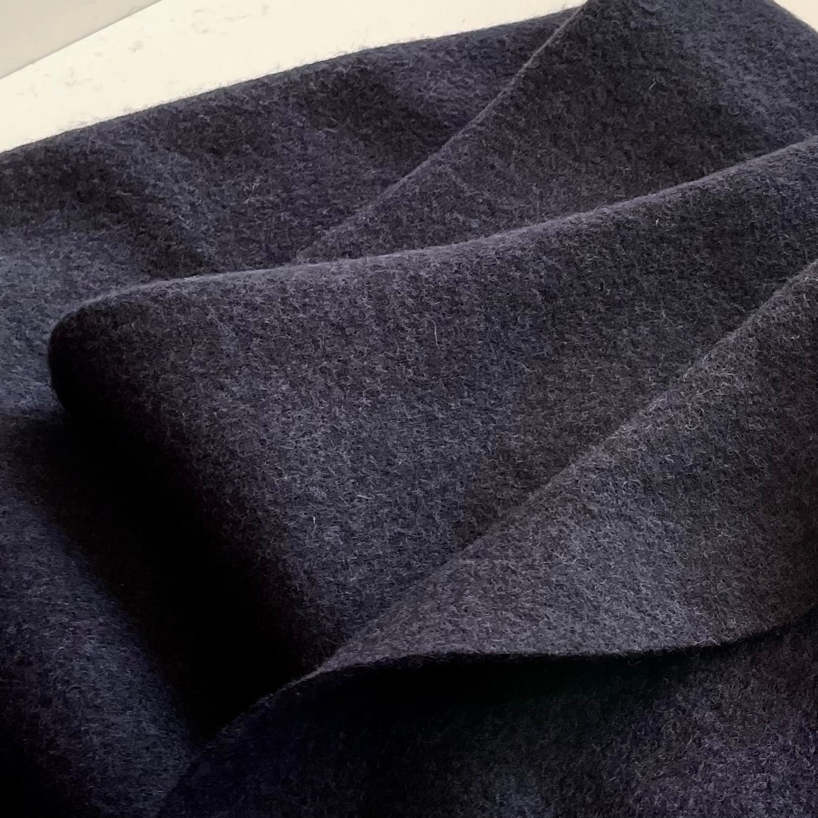 Boiled Wool - Navy Blazer