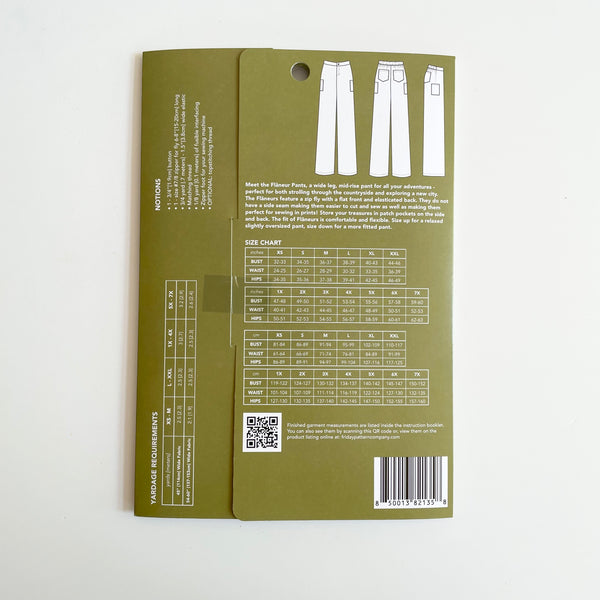Friday Pattern Company : The Flaneur Pants