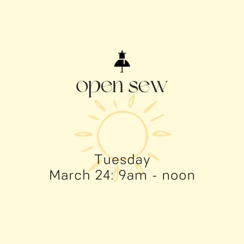 Open Sew Tuesdays!