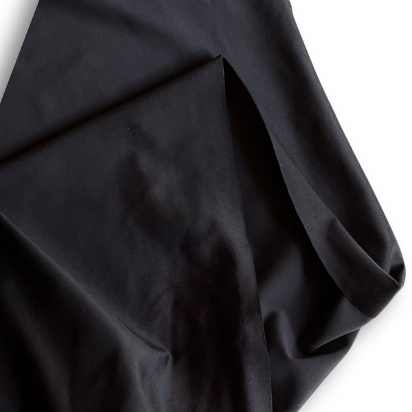 Recycled Nylon Spandex Swimwear Fabric - Black