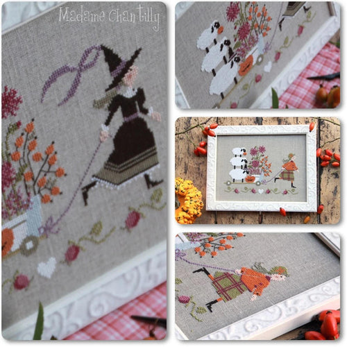 Autumn Delivery Cross Stitch Pattern