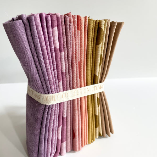 Tilda Fat Quarter Bundle - Seasonal Chambray Autumn Hues