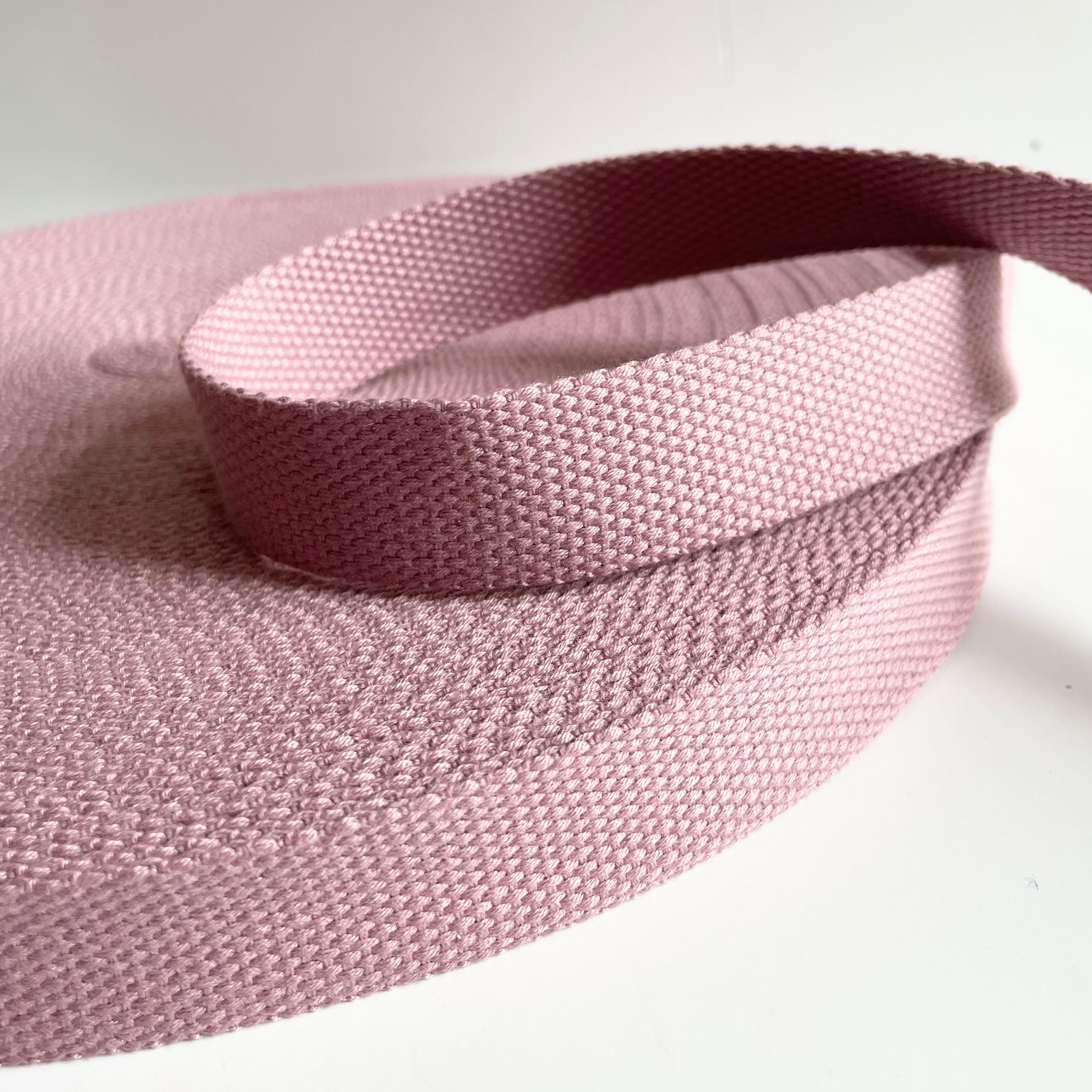 Cotton Webbing - Mauve 1"
