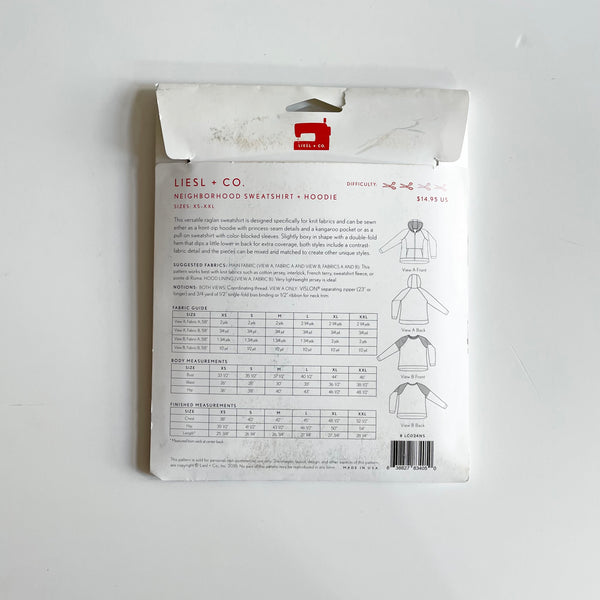 Liesl + Co : Neighborhood Sweatshirt + Hoodie