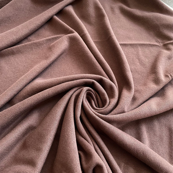 Organic Cotton Knitted Terry Cloth - Chestnut