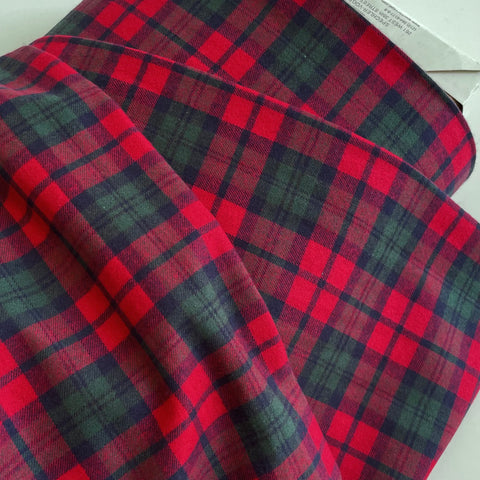 Rodeo Plaid Flannel : Red / Green
