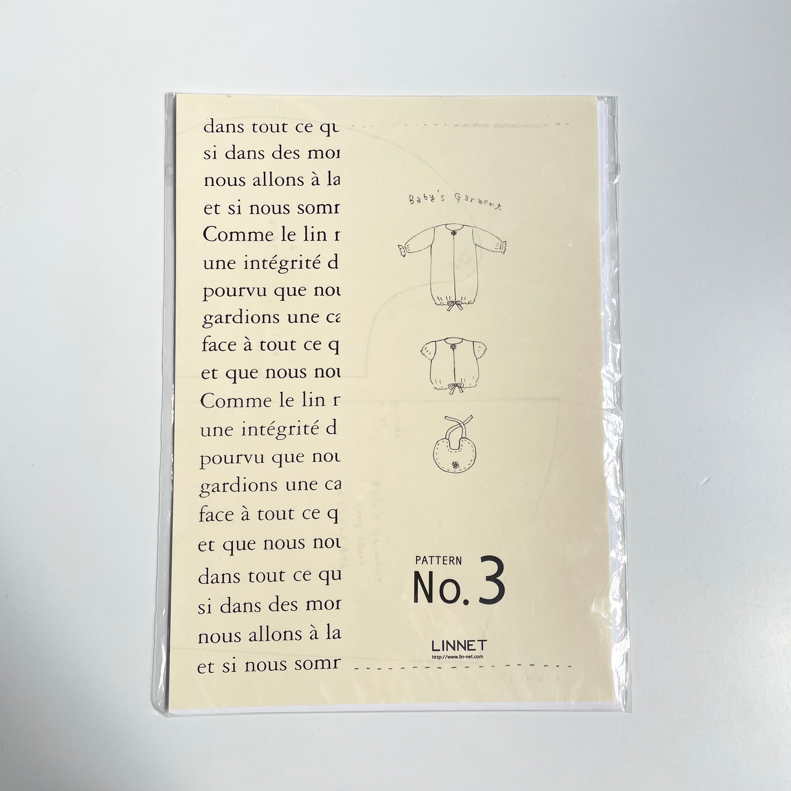 Linnet Pattern No. 3 : Baby's Garment