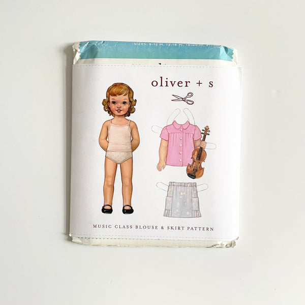 Oliver + S Patterns : Music Class Blouse + Skirt