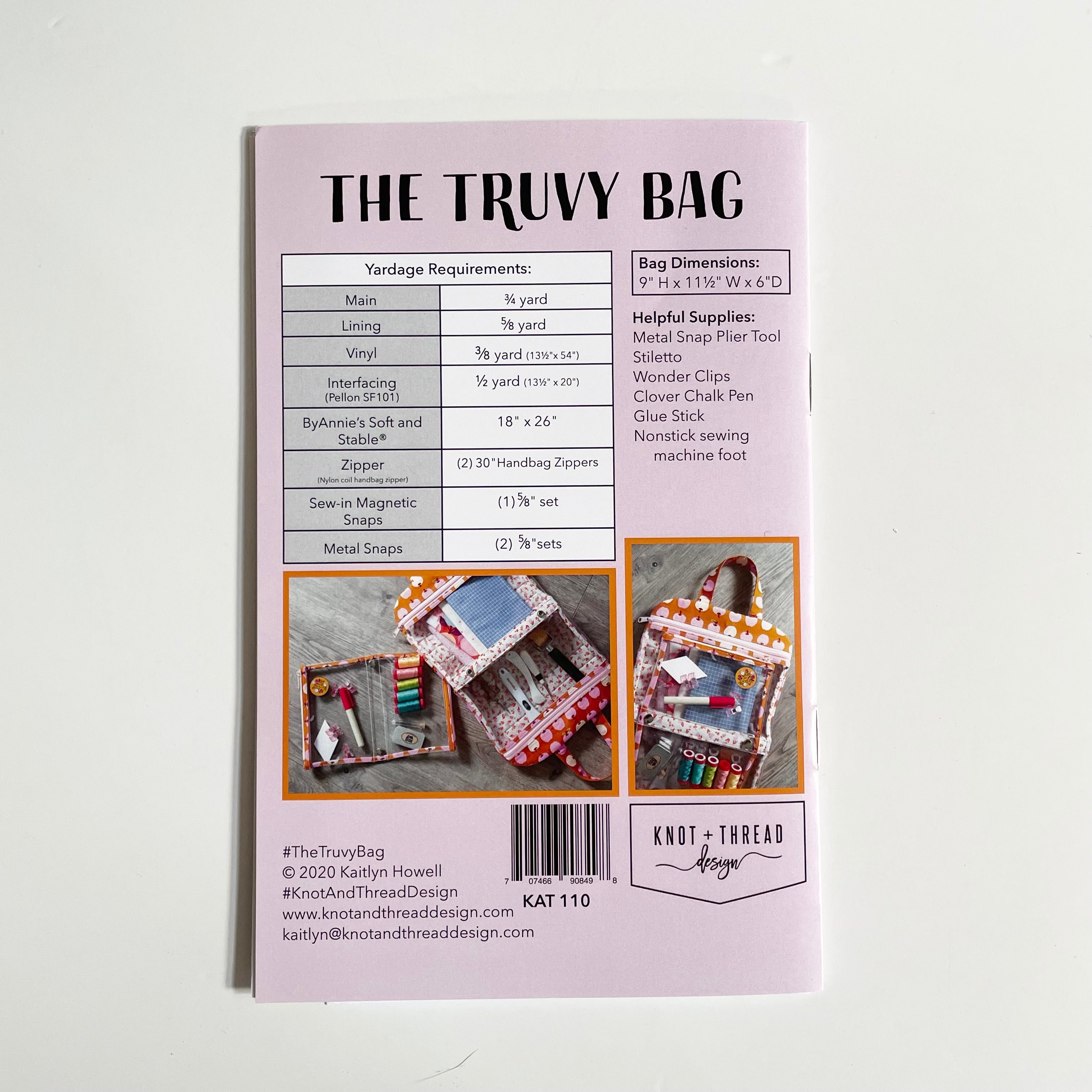 Knot and Thread Design : The Truvy Bag