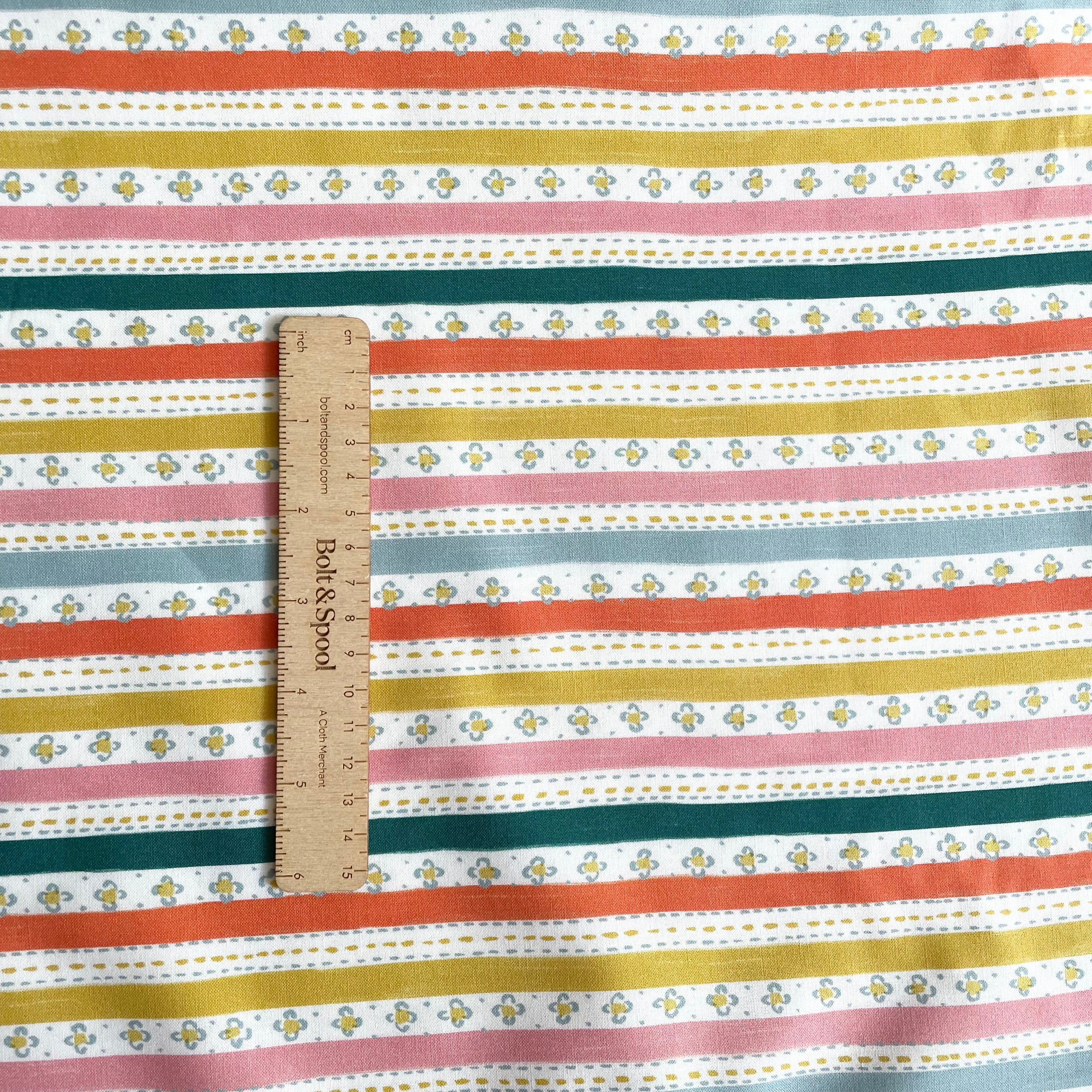 Cloud9 Organic Cotton : Happy Homestead - Stripes and Stitches