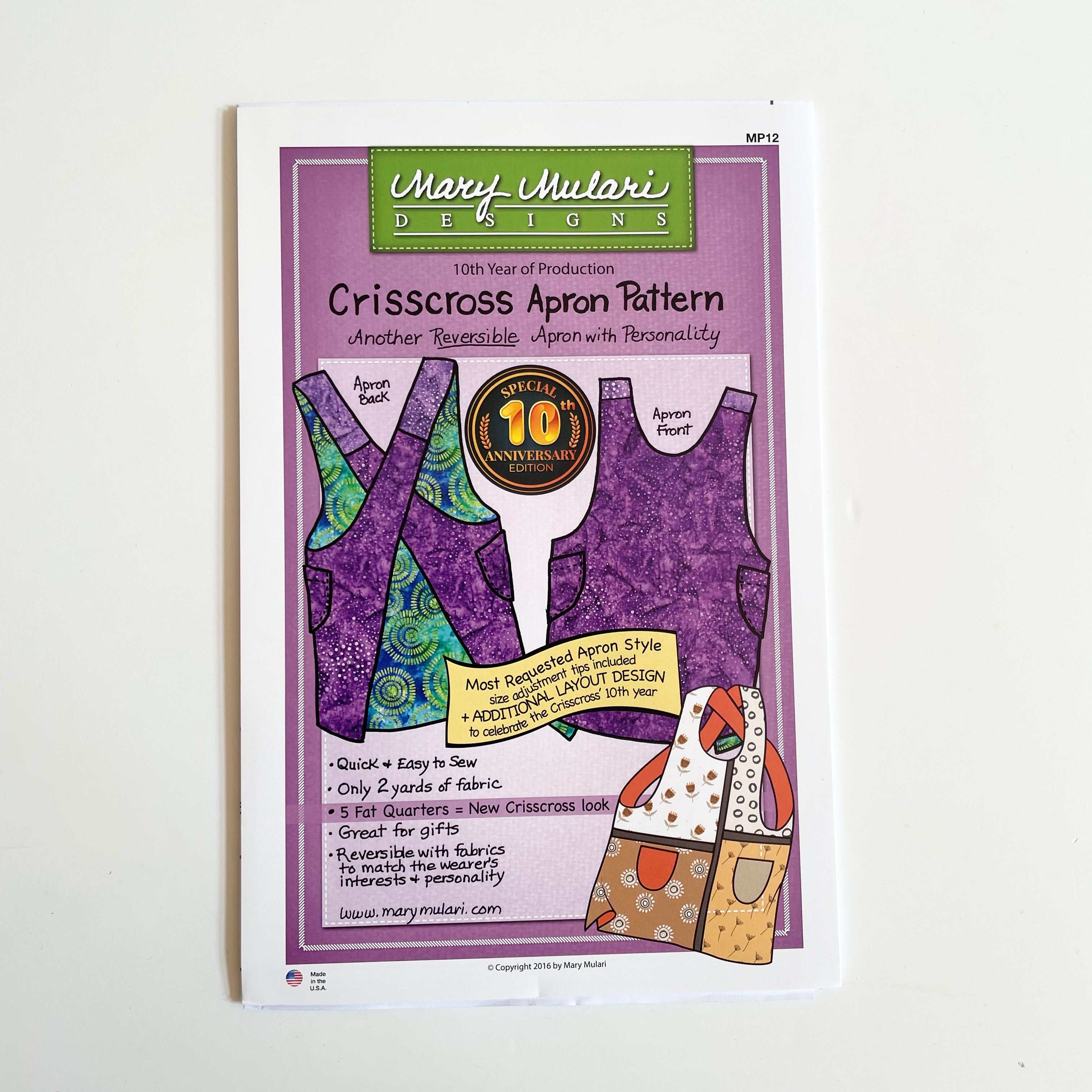 Mary Mulari : Crisscross Apron