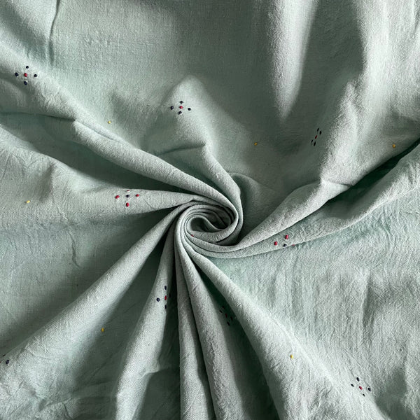 Merchant & Mills Handwoven Indian Cotton - Cassatt Blue Tangaliya