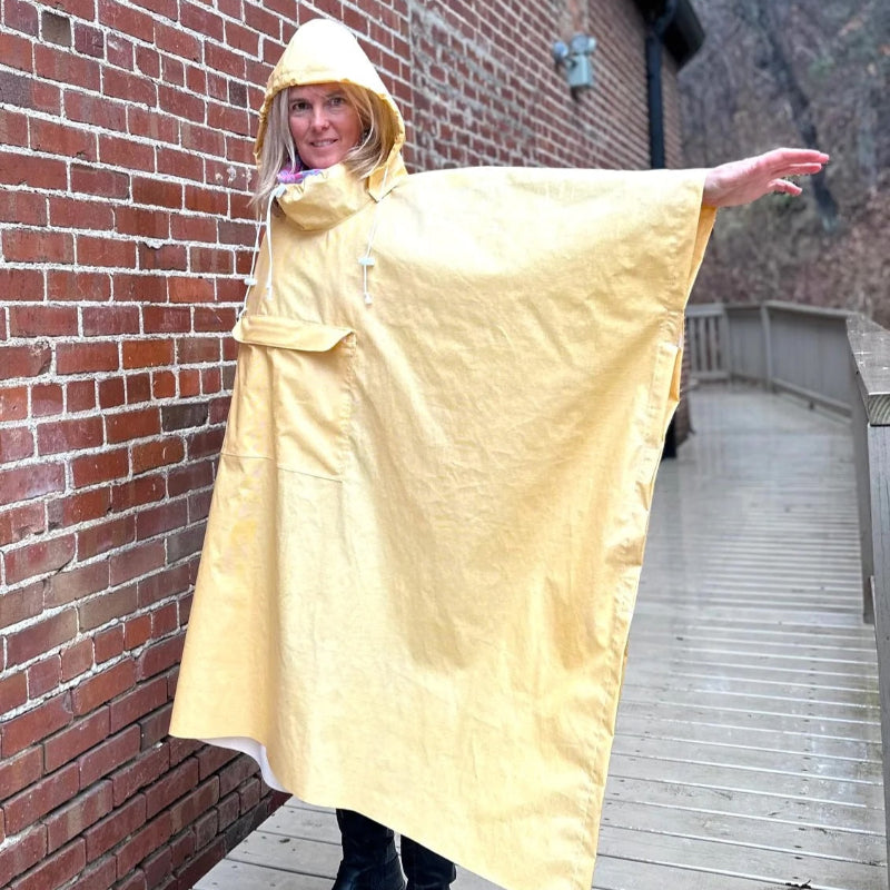 green pepper adult poncho sewing pattern