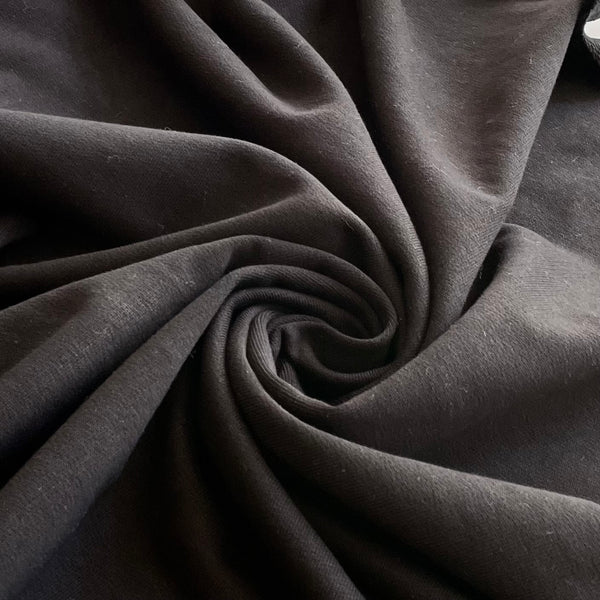 Organic Cotton French Terry - Black