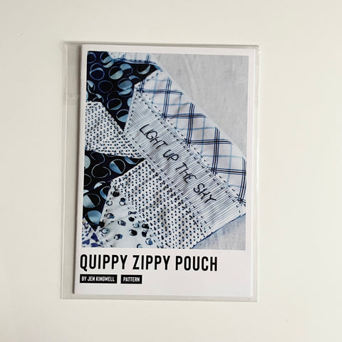 Jen Kingwell : Quippy Zippy Pouch - Light Up the Sky