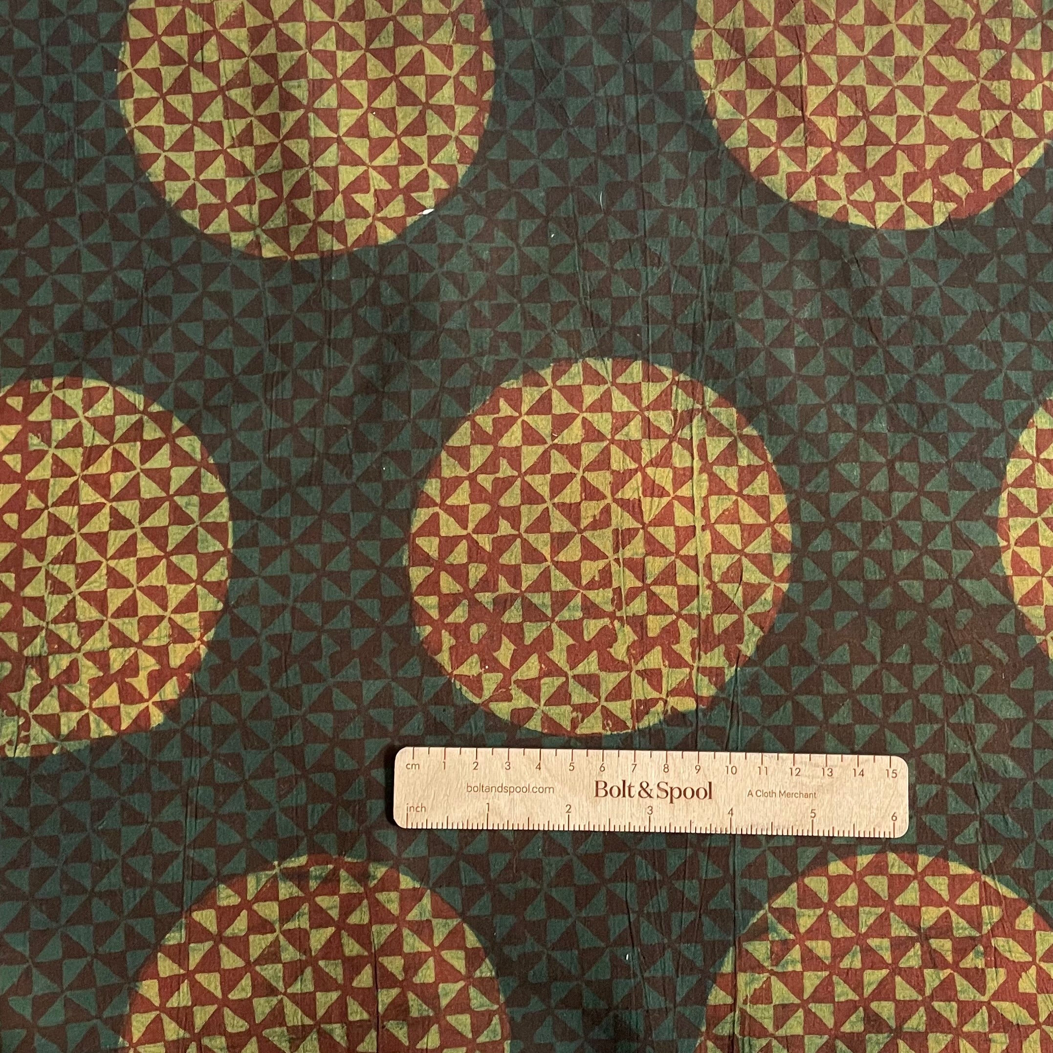 Bengal Handlooms Mud-Resist Cotton - Celestial Dot