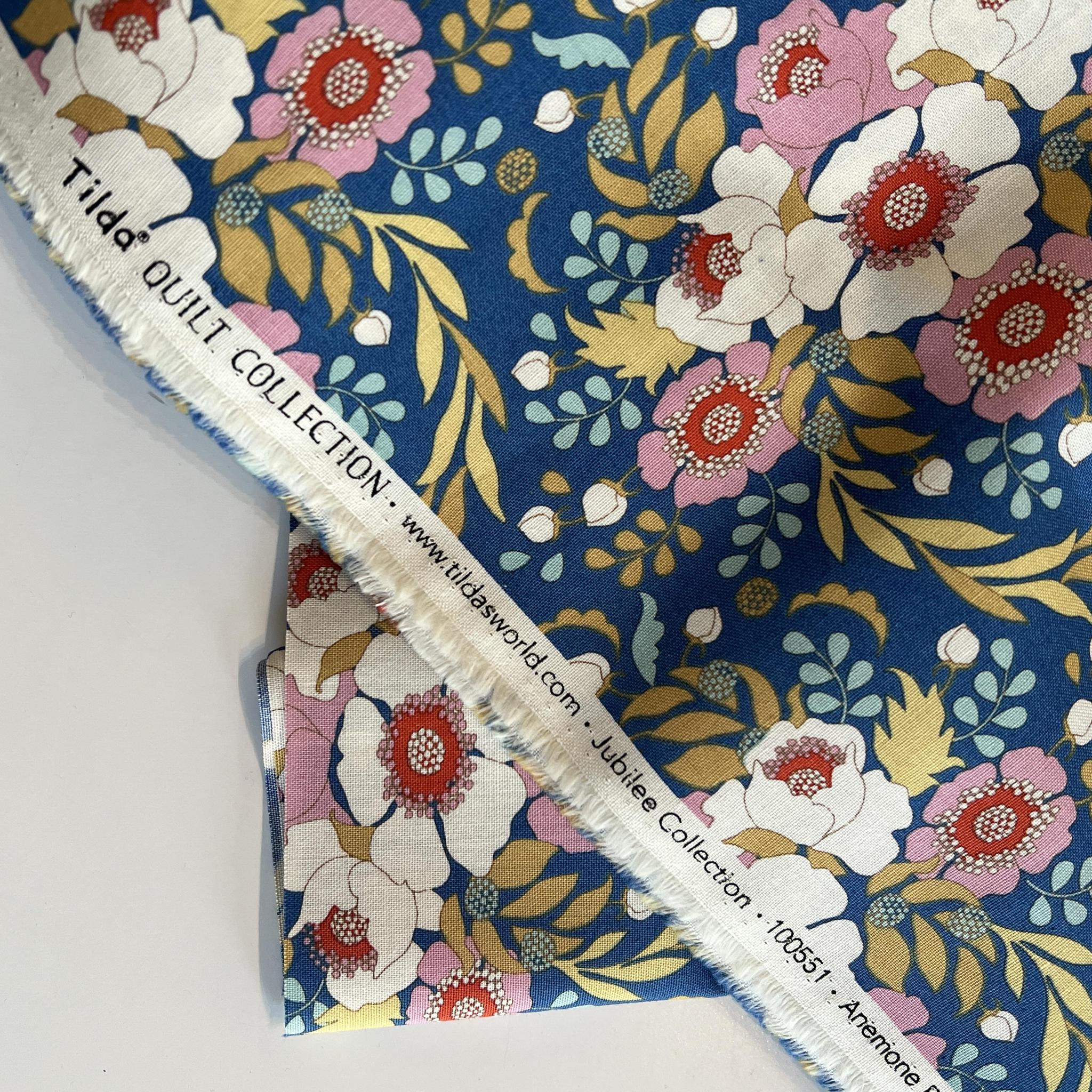 Tilda Fabrics : Jubilee : Anemone Blue