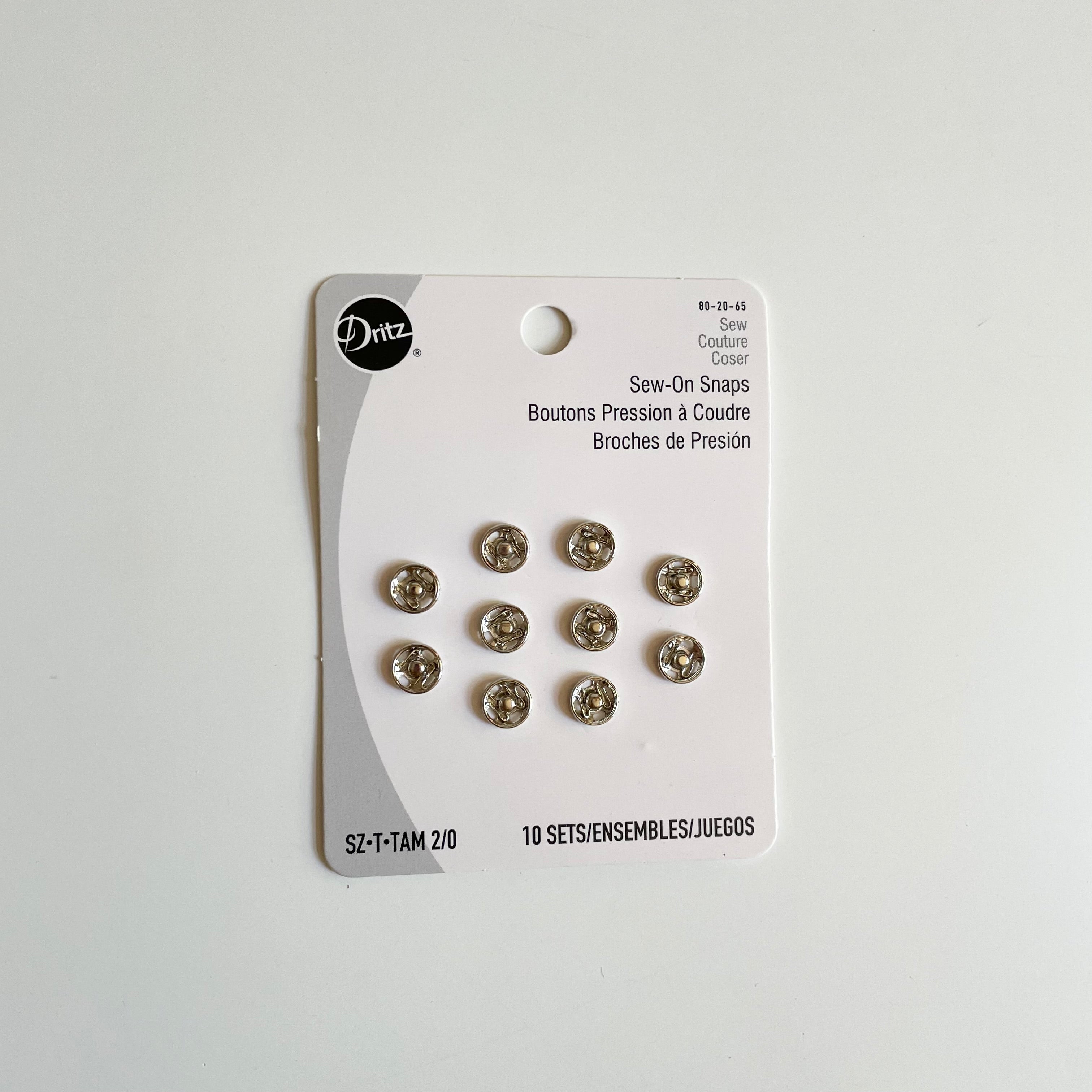 Dritz Sew-On Snaps - 11 mm