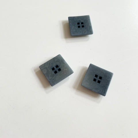 Square Button - Blue