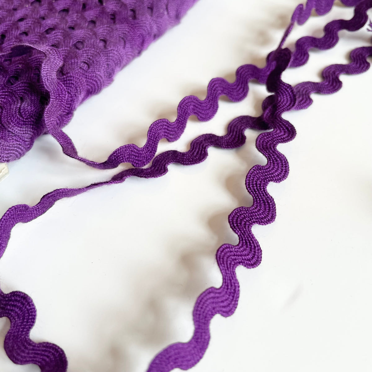 Purple Ric Mokuba Ric Rac - Purple