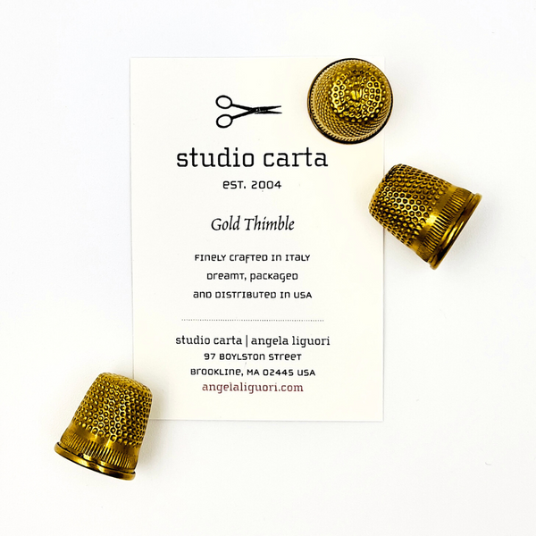 Gold Thimble : Studio Carta