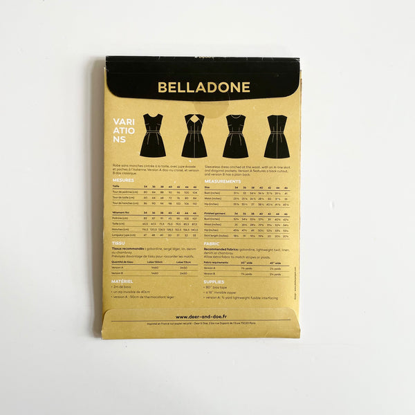 Deer & Doe Patterns : Belladone Dress