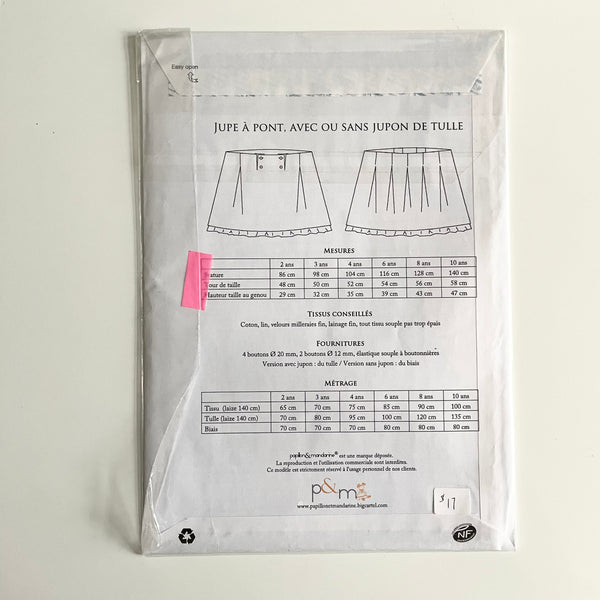 P&M Patterns : Marlon Skirt