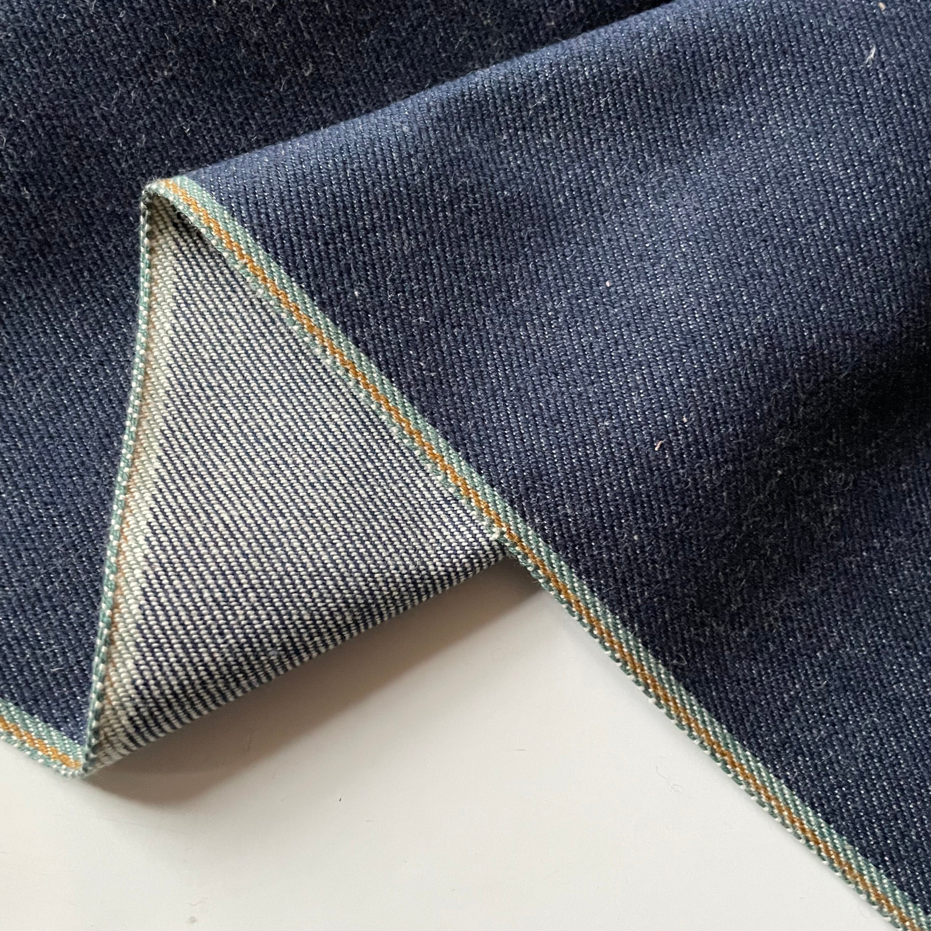 American-Made Organic Selvedge Denim - Blue