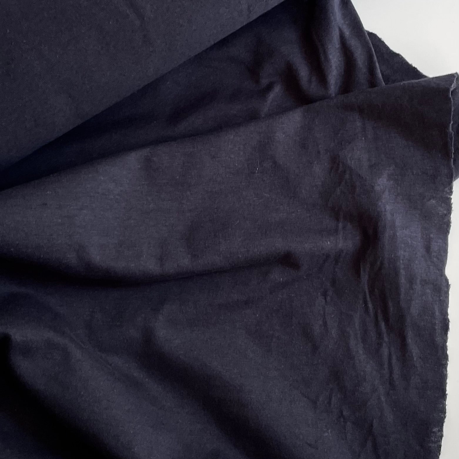 Organic / Recycled Cotton Jersey - Black