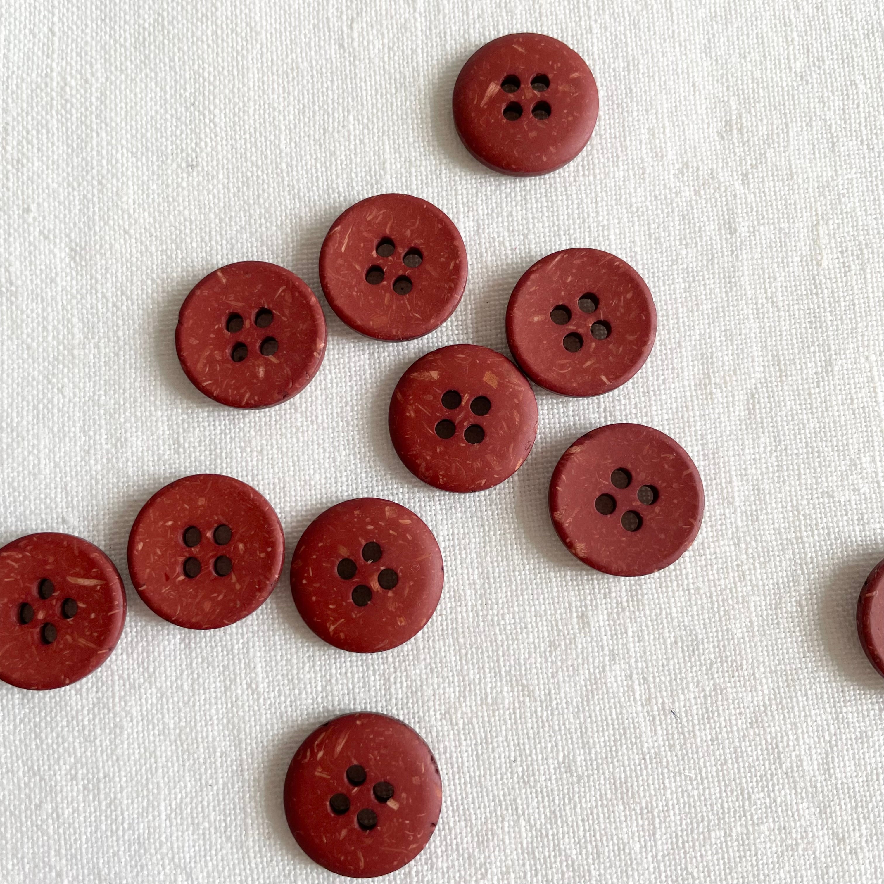 Merchant & Mills Buttons - Brick Speckles