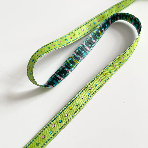 Odile Bailloeul Ribbon : French Knots - Green