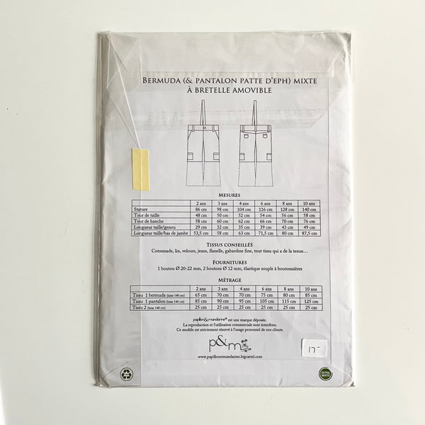 P&M Patterns : Huckleberry Shorts and Pants