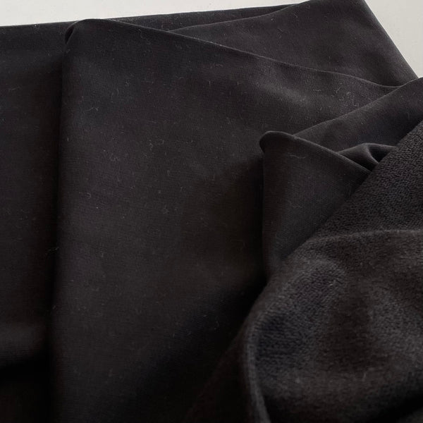 Organic Cotton French Terry - Black