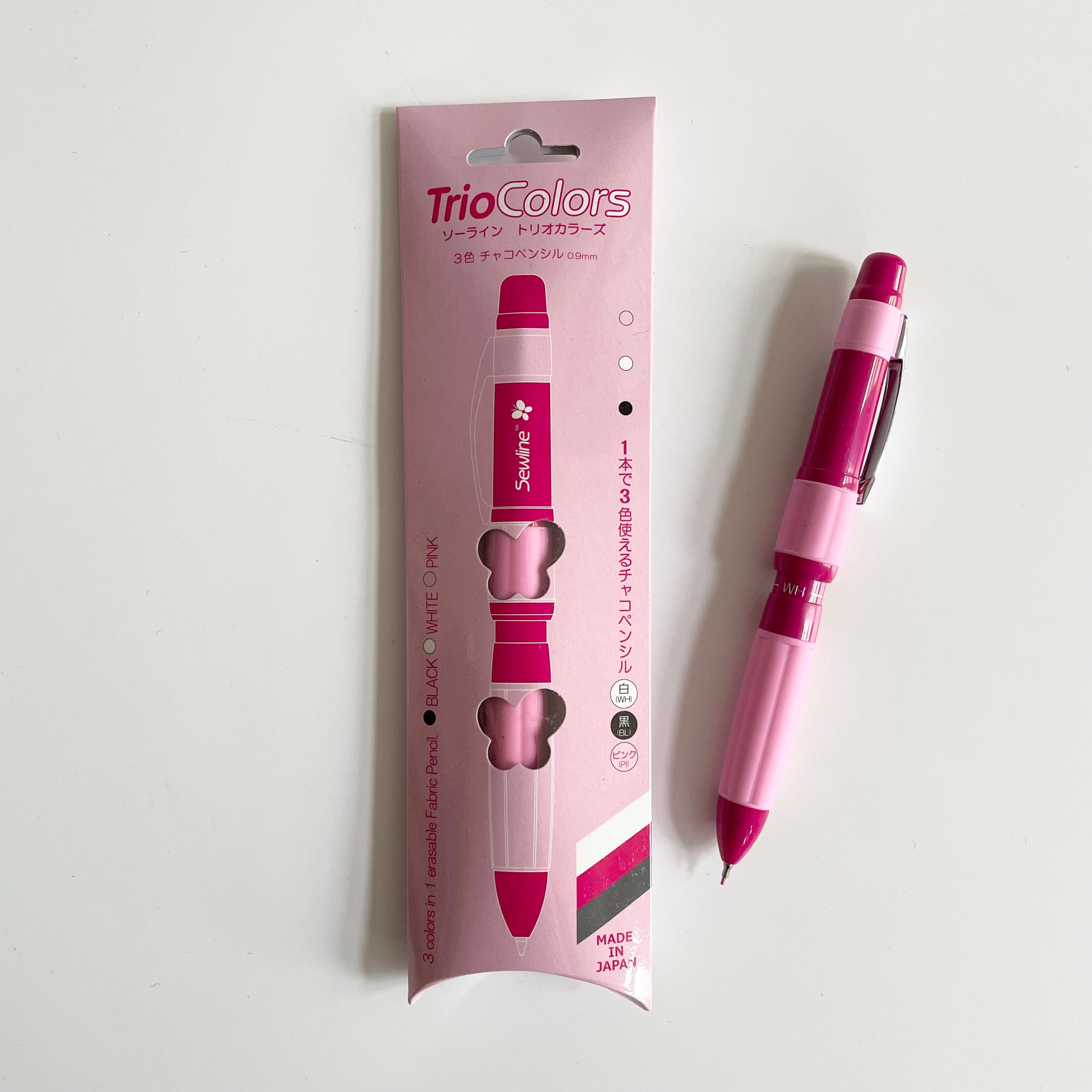 Sewline Trio Colors Erasable Fabric Pencil
