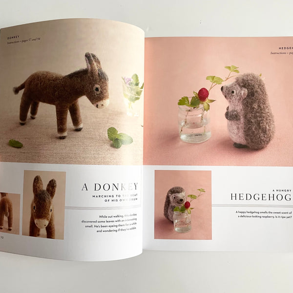 Happy Wool Felt Animals - Makiko Arai