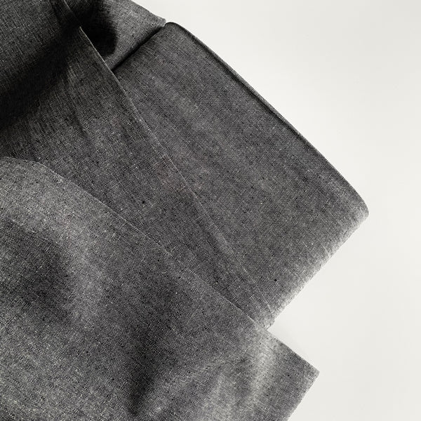 Robert Kaufman : Essex Linen / Cotton - Black