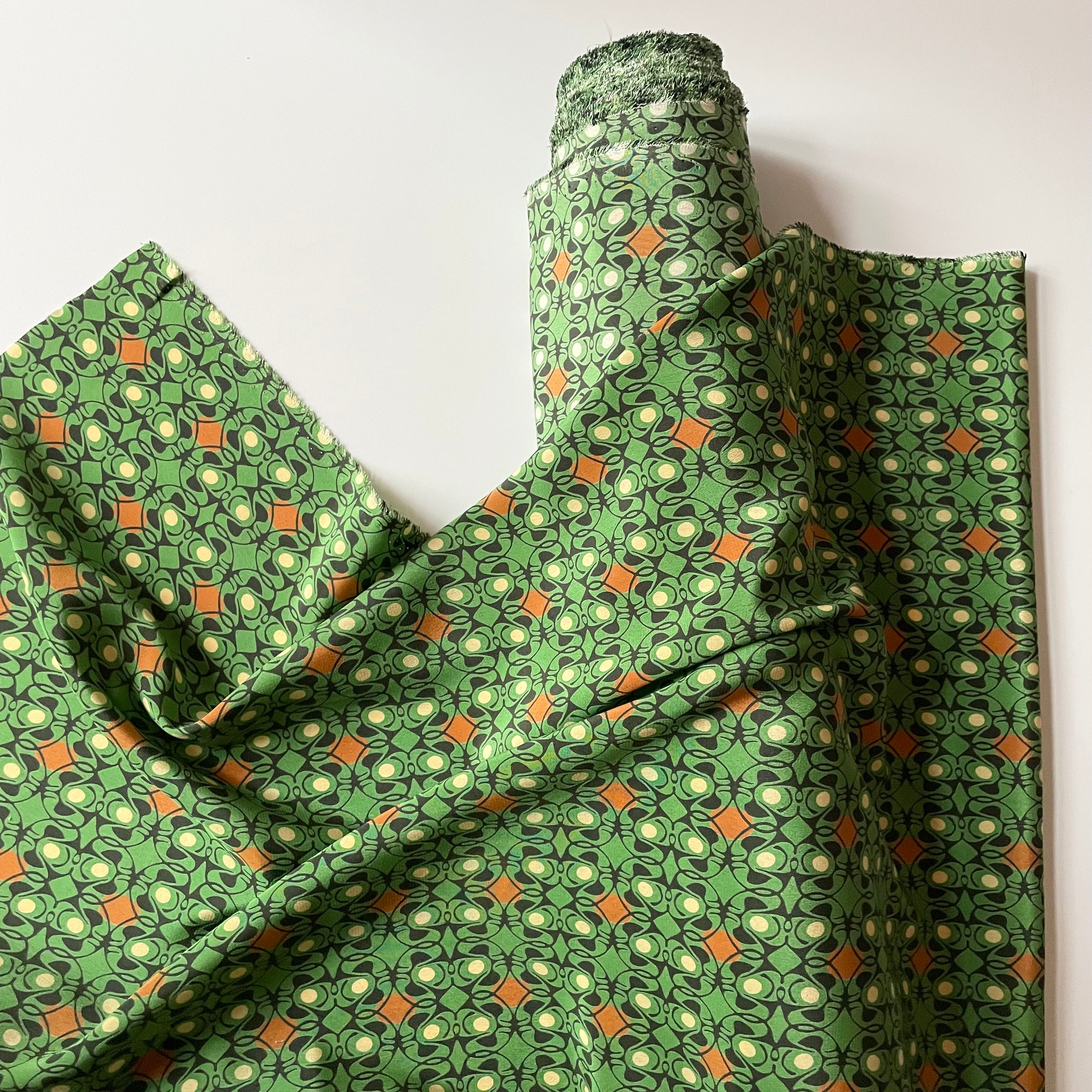 Liberty Fabrics Nouveau Brooch Kensington Crepe de Chine Silk  Retold 150th Anniversary Collection