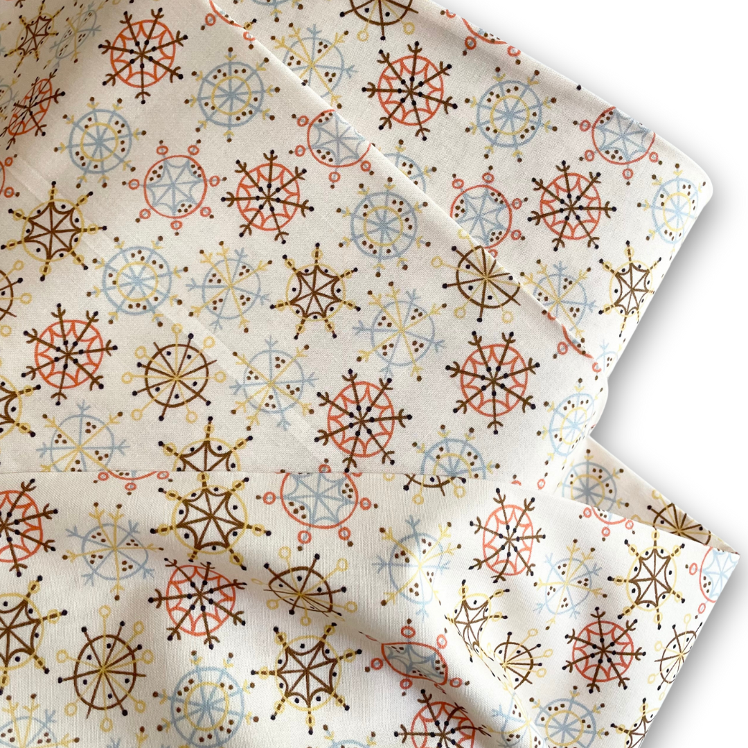 Cloud9 Organic Cotton : Snow Friends - Winter Rainbow