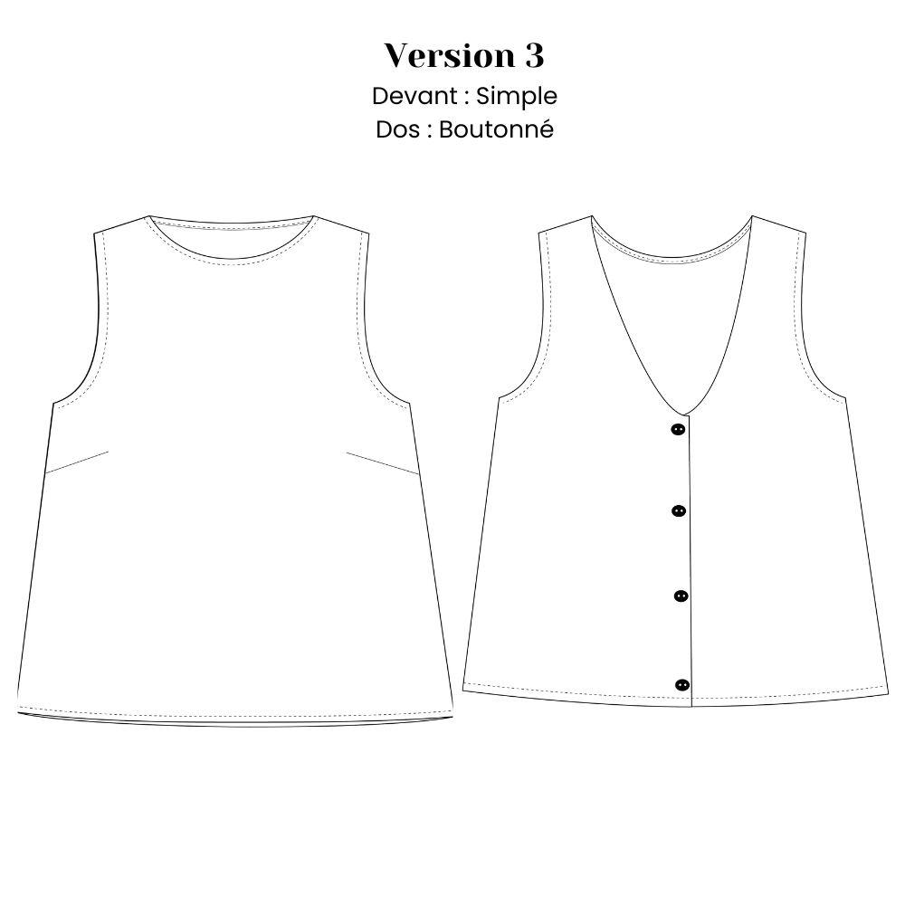 Lise Tailor Patterns - Alia Top