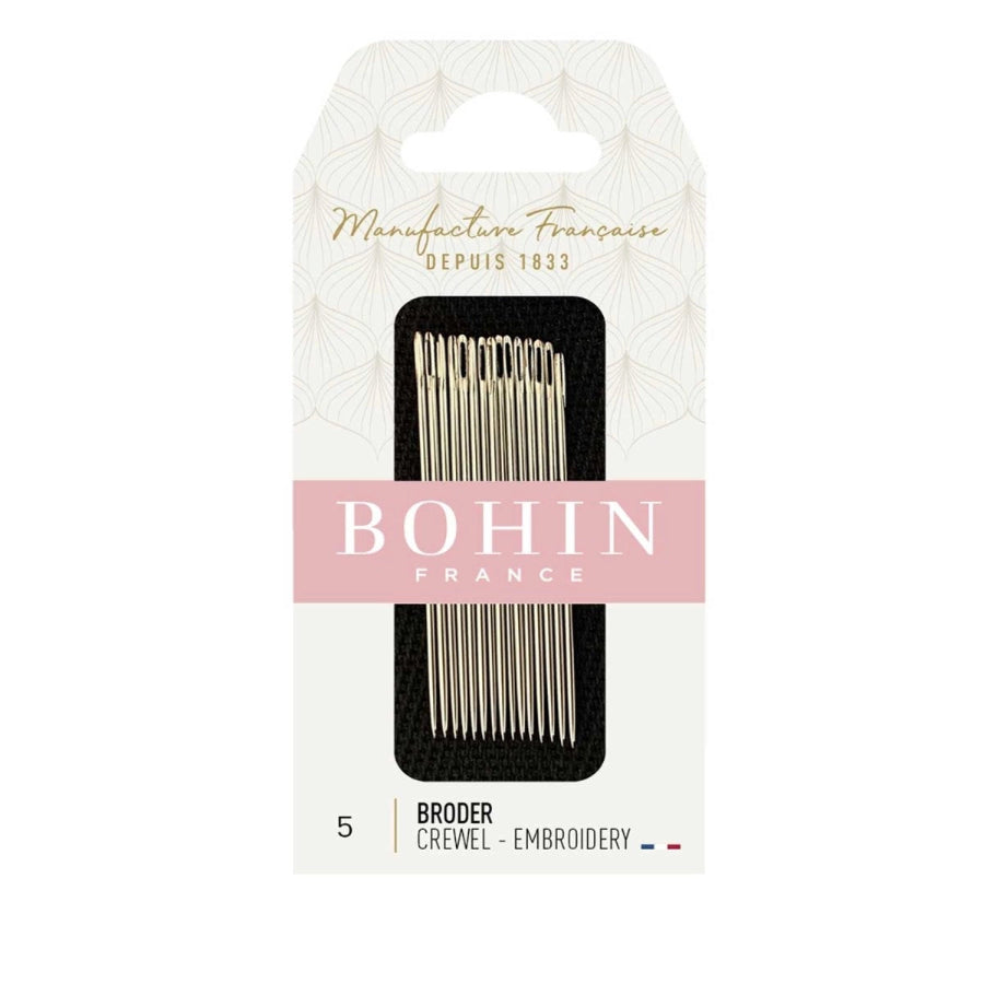 bohin crewel embroidery needle size 5 