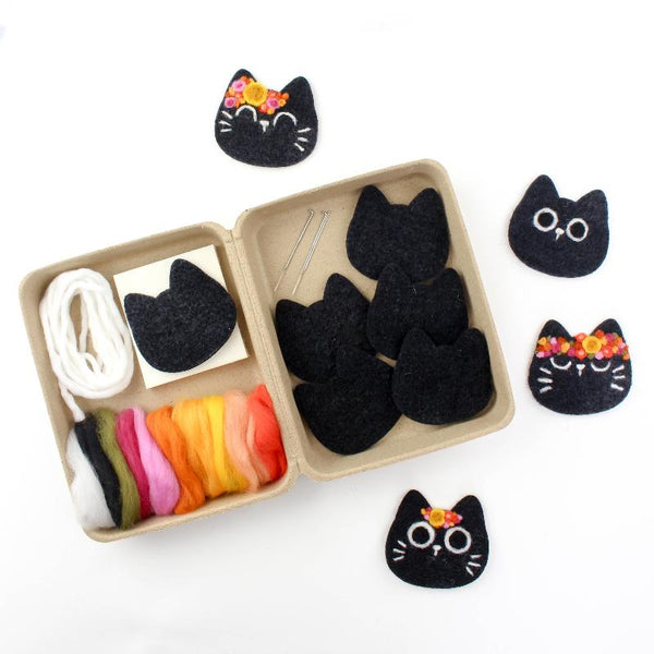 Sheep Creek Studio Cats needle felting kit