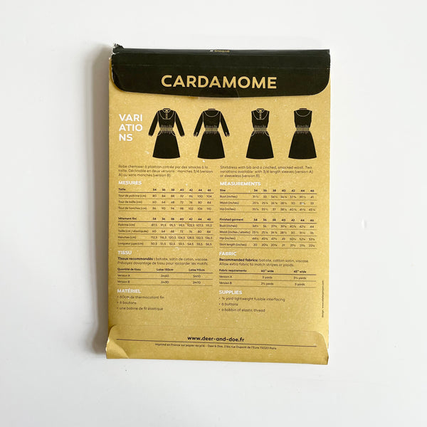 Deer & Doe Patterns : Cardamome Dress