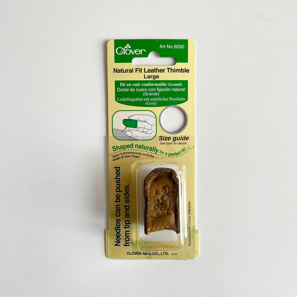 Clover Natural Fit Leather Thimble