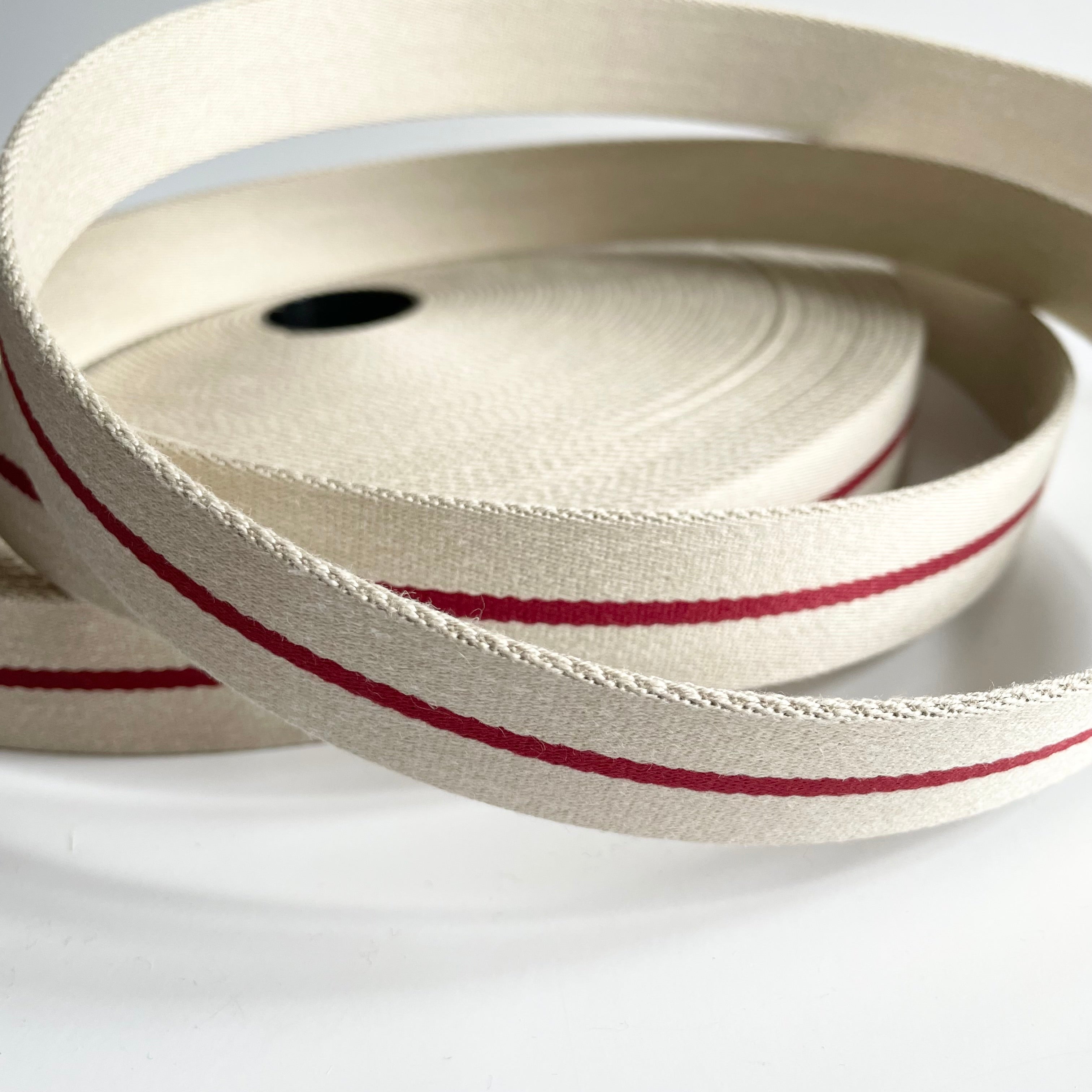 Merchant & Mills Long Road Webbing - Red 1-1/8"