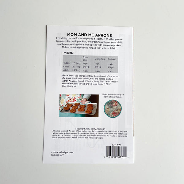 Atkinson Designs : Mom and Me Aprons