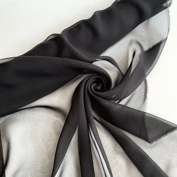 Silk Georgette - Black