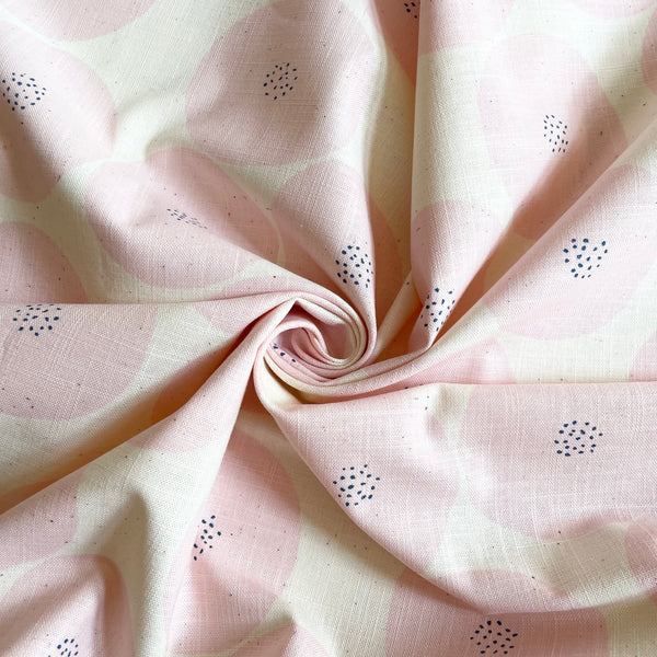 Kokka Muddy Works Canvas - AnPan Pink