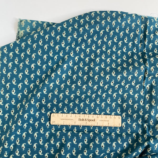 Merchant & Mills Organic Indian Cotton - Kali Cyan